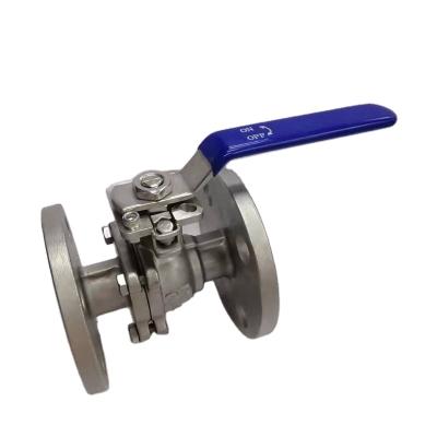 China 2PC PN40 Flange Industrial Factory Customized Ball Valve With Mounting Bracket ISO5211 for sale