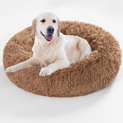 China Durable Portable Plush China Cheap Comfortable Waterproof Pet Supplies Fluffy Custom Dog Cat Beds For Indoor Cats for sale