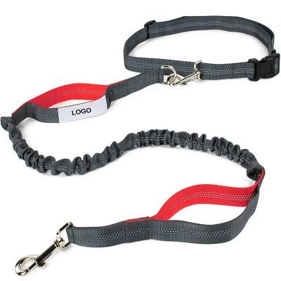 China Viable Good Quality Pet Products Wholesale Retractable Hands Free Size Custom Printed Logo Dog Leashes for sale