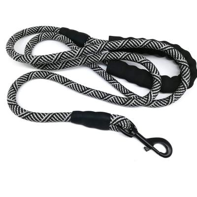 China Stocked Multifunctional Training Climbing Rope Makers Slip Lead Strap Water Proof Polyester PU Dog Leashes for sale