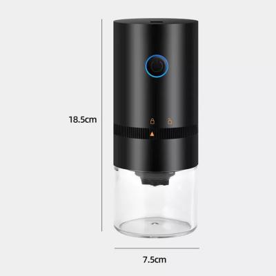 China Usb Fashionable Electric Charging Camp Grinder Coffee Hopper Electric Coffee Maker With Grinder Machine for sale