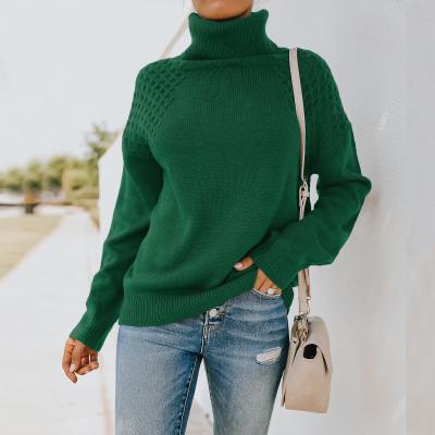 China 2021 New Breathable Women's Autumn Wearing Knit Sweater Hollow Top Hollow Knit Top Women for sale