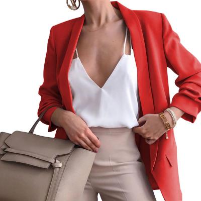 China Hot Selling Office Wear Business Womens Designs Blazers Ladies Ladies Formal Blazer Breathable For Women for sale