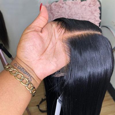 China Wholesale Price Logo 100 Bob Silky Straight Lead Wave Wigs Custom Virgin Hair Frontal Wigs For Black Women Dangle for sale