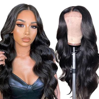 China Body Wave 150% 180% Density Glueless Full Lace Human Hair Wigs Brazilian Lace Front Body Wave Weaves And Wigs for sale