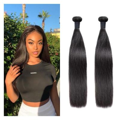 China FDX Straight Bundles Of High Quality 100% Straight Virgin Brazilian Hair With Closure for sale