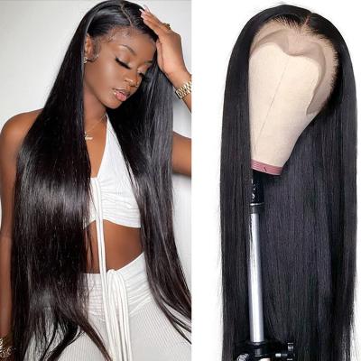 China Water Wave HD 13x4 Straight Lace Front Wig 12a Virgin Hair Unprocessed Virgin Hair Wigs Lace Frontal Wig For Black Women for sale