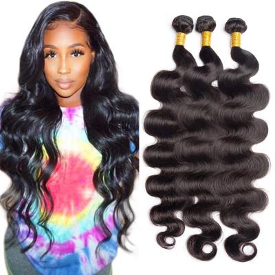 China Body Wave 10-40 Inch Accentuate Long Body Waves Hair Bundles Wholesale Raw Virgin Brazilian Cuticle Aligned Hair for sale