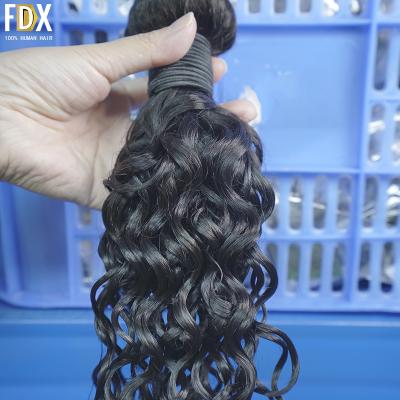 China 12a super double water wave 100% vietnamese brazil natura hair bundles water wave curly virgin bundles for sale