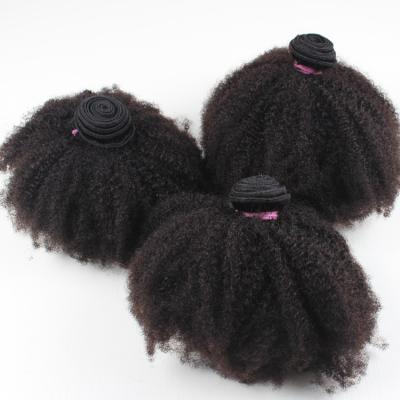 China Kinky Curly Peruvian Virgin Hair Bundles Hair Bundles With Closure Set Hair Extension Bundle for sale