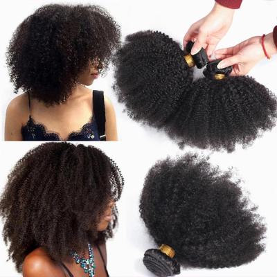 China 30 40 Bundles 50 Inch Curly Afro Kinky Curly Hair Mix Double Drawn Superb Brazilian Hair Vendors for sale