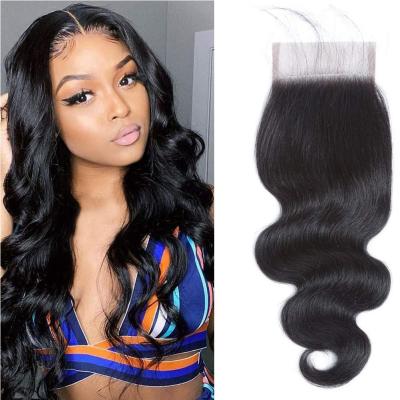 China 100% Virgin Hair FDX 12a S.M Raw Unprocessed Hair I Hair Products Super Long Hd Closures And Headbands Virgin Brazilian Hair Body Wave 4x4 Closure for sale