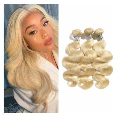 China 100% Virgin Brazilian Body Wave FDX Mink Hair 613 Body Wave Bundles With Loose Closure for sale