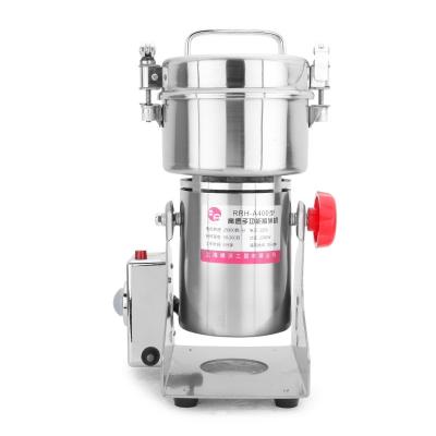 China Powder Making 400g Stainless Steel Chinese Medicine Grinder Oscillation Small Household Electric Food Mill Powder Machine for sale