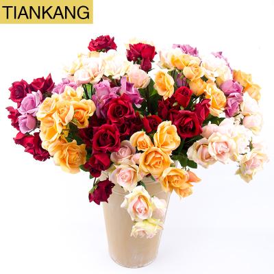 China Artificial Rose Dry Rose Flower for Decoration Artificial Rose Flowers Dry Rose for sale