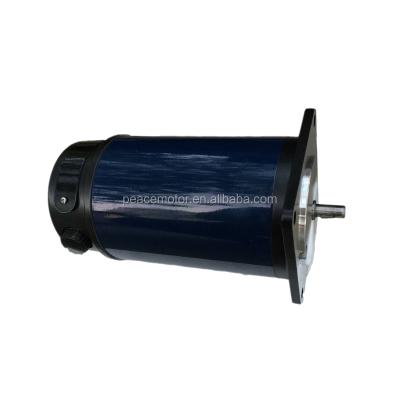 China 90zyt 220v High Speed ​​90mm DC 150watt Permanent Magnet Brush Motor Totally Enclosed for sale