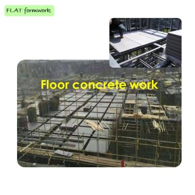 China Traditional flat slab plastic formwork for floor beam square column tunnel construction works 500 reusable for sale