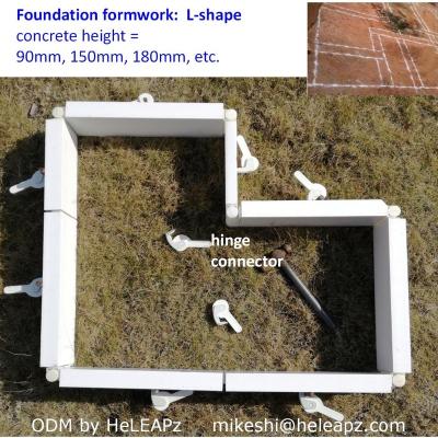 China Super lightweight reusable cable strofor concrete plastic shuttering panel for sale