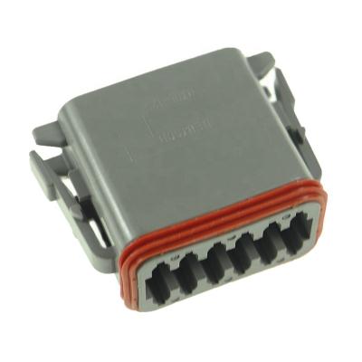 China 12 Rectangular Car Connectors - Housings Plug Gray DT06-12SA DT06-12SA for sale