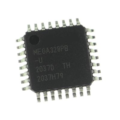 China New and original FLASH MEGA328PB-U ATMEGA328PB-AU 20MHz 32TQFP IC MCU 8BIT 32KB for sale