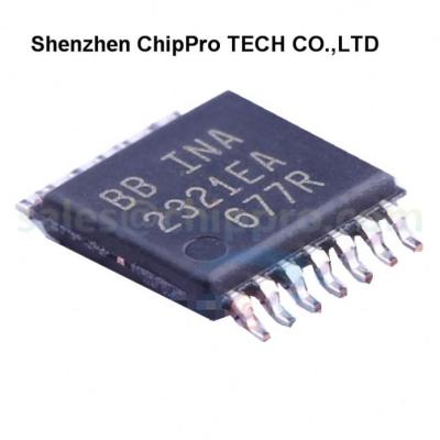 China Original INA2321EA/250 PackageTSSOP-14 Supply Op Amp Instrument INA2321EA/250 for sale