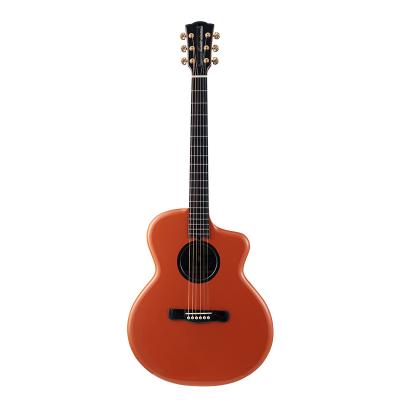 China Amphitheater cut with large round edges and full guard design 41 inch high value flawless rosewood single guitar full for sale