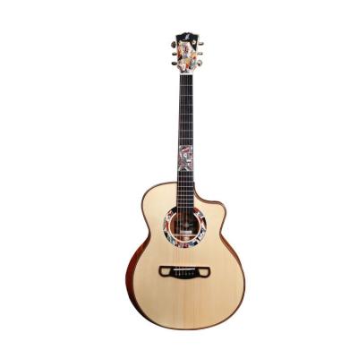 China Solid Deck/Solid Mahogany Chinese Manufacturer 6-Strings Professional Acoustic All Classic Solid Top Guitar for sale