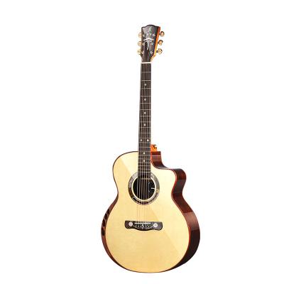 China Spruce Mahogany/Solid Full Performance 41 Inch Guitar Spruce Rosewood High End Single Fingerstyle Full Single Folk Guitar for sale