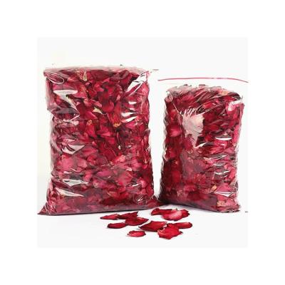 China Bath SPA Promotional Specials 50g Dried Red Rose Petals Romance Night Ornament for sale