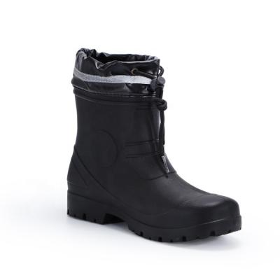 China Fashion Trend EVA Black Cowboy Waterproof Rain Reject Mens Boots for sale