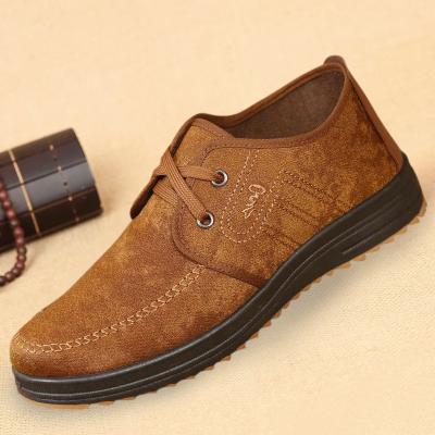 China Light weight 2022 spring and soft bottom new summer casual shoes men's lace-up shoes business shoes for sale