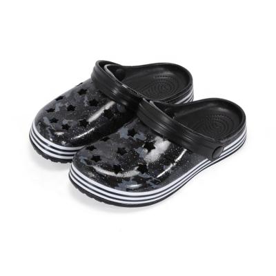 China Massage Black Printing Platform Kids Toddler Kindergarten Chokes Shoes For Boy for sale