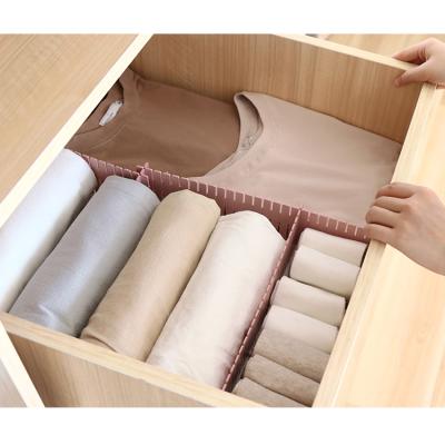 China 2019 Amazon Viable Success For Plastic Underwear Drawer Divider, China Made Plastic Partition Drawer Divider for sale