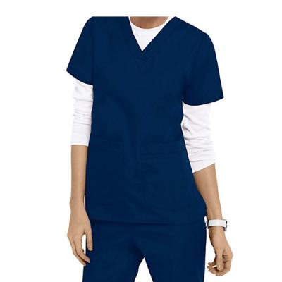 China Breathable Comfortable Unisex Women Medical Scrub Tops Medical Uniforms Scrubs Dentist Pet Grooming Workwear for sale