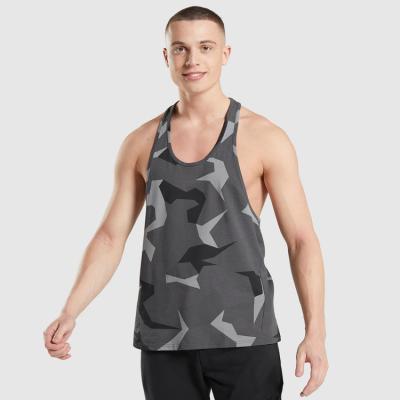 China New Design QUICK DRY Camouflage Print Sports Active Tank Vest Bodybuilding Stringers Sleeveless Tank Tops for sale