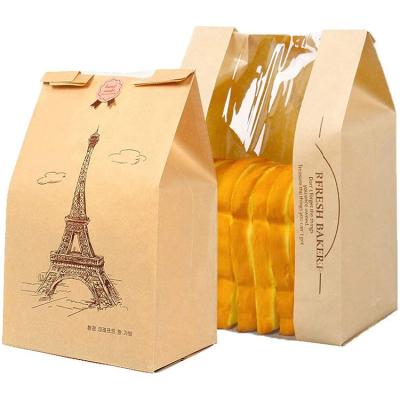 China Recycled Custom Biodegradable Greaseproof Materials Food Grade Aluminum Foil Baguette Wrapping Paper Place Bread Bag For Goodie Gift Wrapping for sale