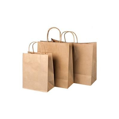 China 2021 Recycled Materials Colorful Square 9*15cm Customized 1/4 Cheap Custom Box And Kraft Paper Bag With Twisted Orange Handle Packaging for sale