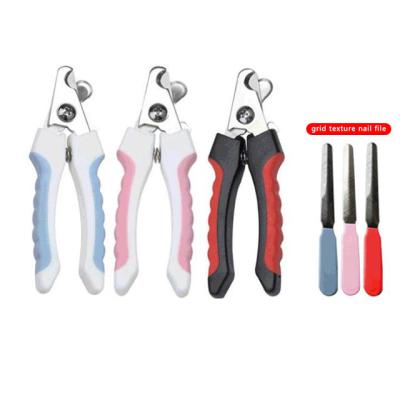 China Viable Wholesale Pet Puppy Grooming Tool Scissors Stainless Steel Pet Nail Clipper Cutter Scissors Set for sale