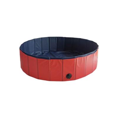 China Viable PVC Bathing Custom Collapsible Pet Dog Pool Pet Tub Collapsible Waterproof Swimming Pool Tub for sale