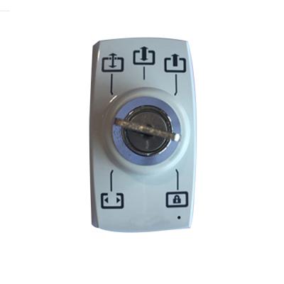 China Modern Exquisite Appearance Design Key Function Selector Wall Switch Autodoor Five Function Turn Position By Key for sale