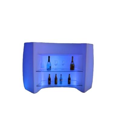 China Residential High Quality Nightclub LED Furniture Light Bar Table , Can Change 16 Colors for sale