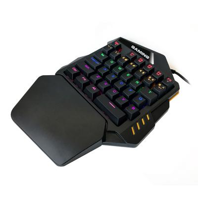 China High Quality Wired Numpad Gaming Mechanical One Hand Keyboard for sale