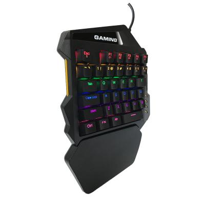 China High Quality Wired Numeric Keypad Gaming Keyboard RGB Mechanical Keyboard For Laptop Computer for sale