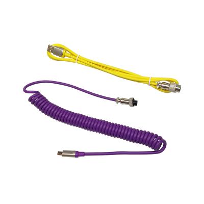 China Ousaid New Product Coiled And Double-Sheathed Mechanical Keyboard Paracord Player MP3/MP4 Cable For Type-C Mechanical Keyboards for sale