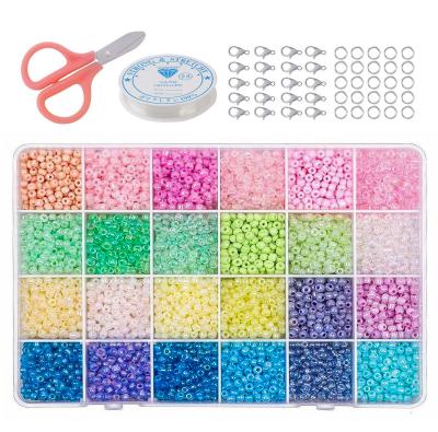 China Jewelry making 24color 3mm craft miyuki beads diy kit small glass seed beads set for bracelet jewelry making for sale