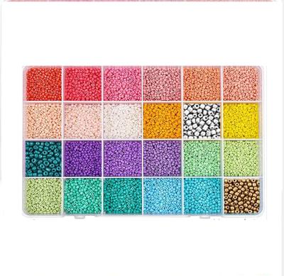 China Jewelry making 24 colors 3mm craft miyuki beads kit diy small glass seed beads set for jewelry making for sale