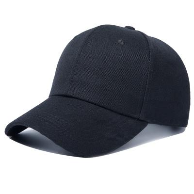 China COMMON Baseball Caps 6 Panel Cotton Black 100% Outdoor Promotion dri Fitted High Ponytail Sports Hats for sale