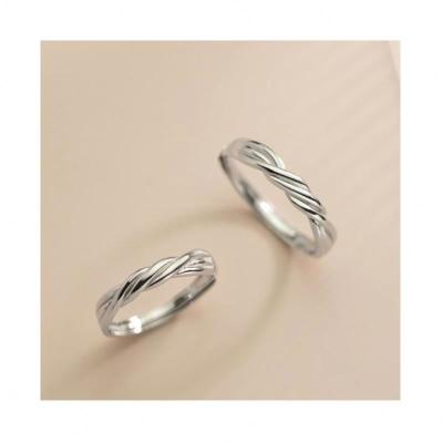 China RJ8256 2021 Nickel Free Newest Knitting Line Mens And Womens Evil Silver Fashion Rings 2021 Women 925 Sterling Jewelry for sale