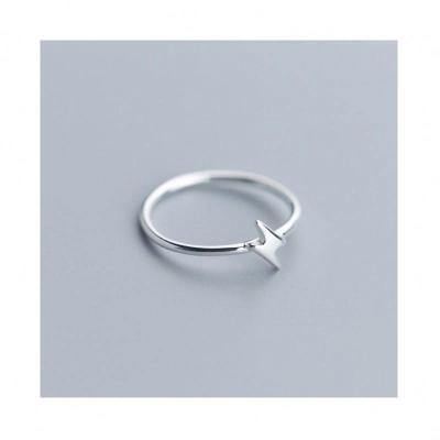 China 100% Delicacy S925 Nickel Free SILVER Personality JEWELRY Hot Selling Sweet RJ5872 Lightning Tail Soft Silver Female Korean Ring for sale