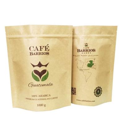 China Custom Logo Moisture Proof Digital Coffee Beans Bag Self Seal Coffee Pouch With Air Valve for sale